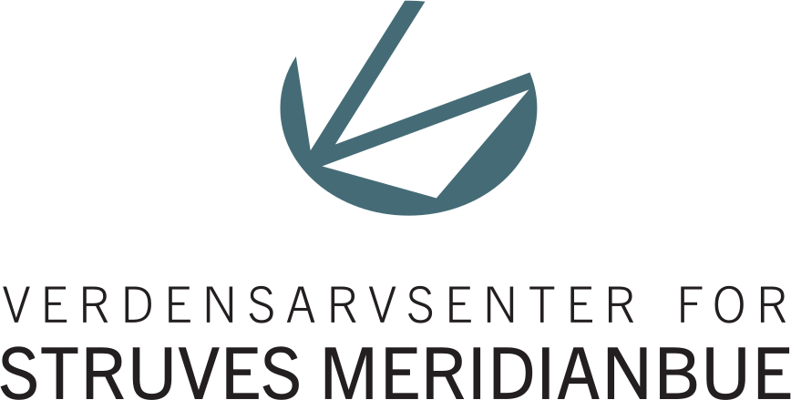 verdensarvsenter for struves meridianbue logo